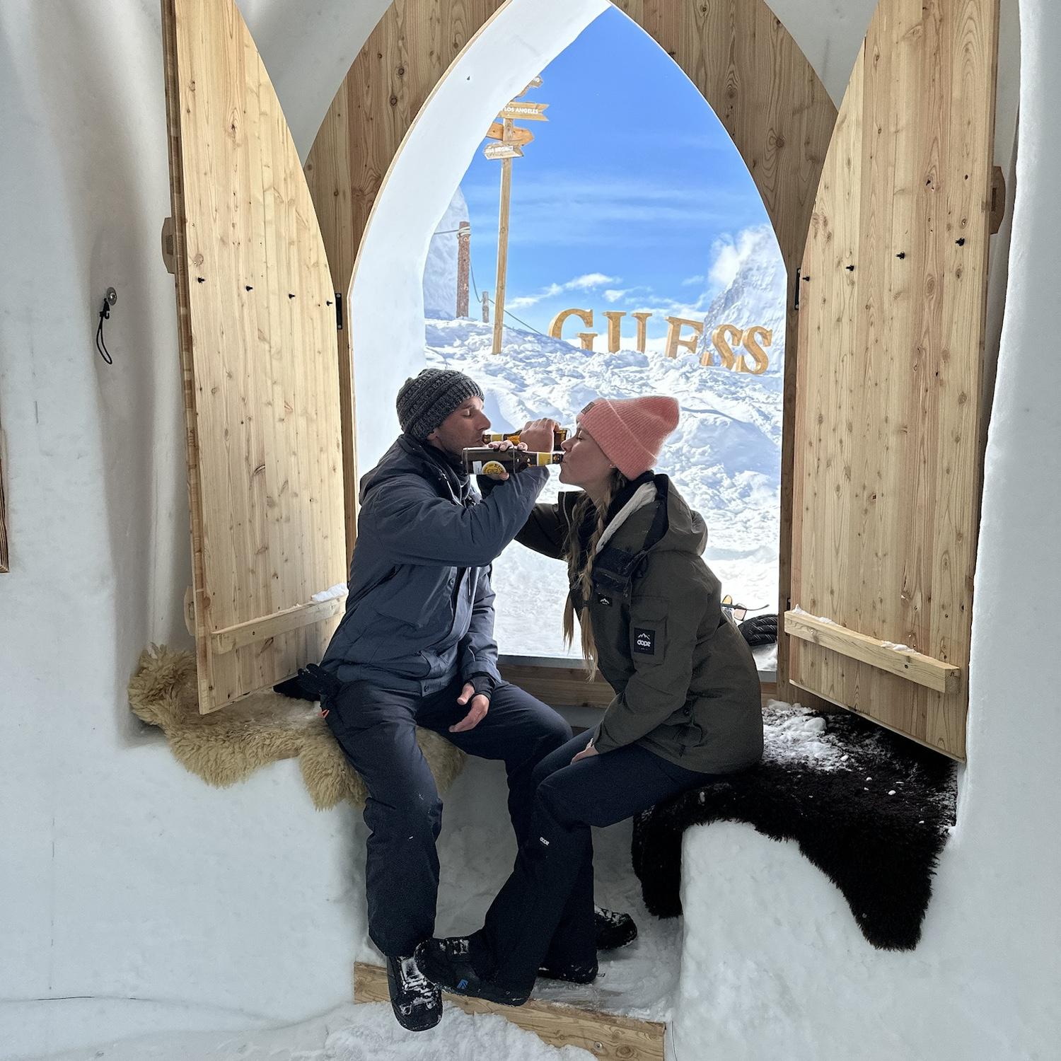 Igloo beers in Switzerland