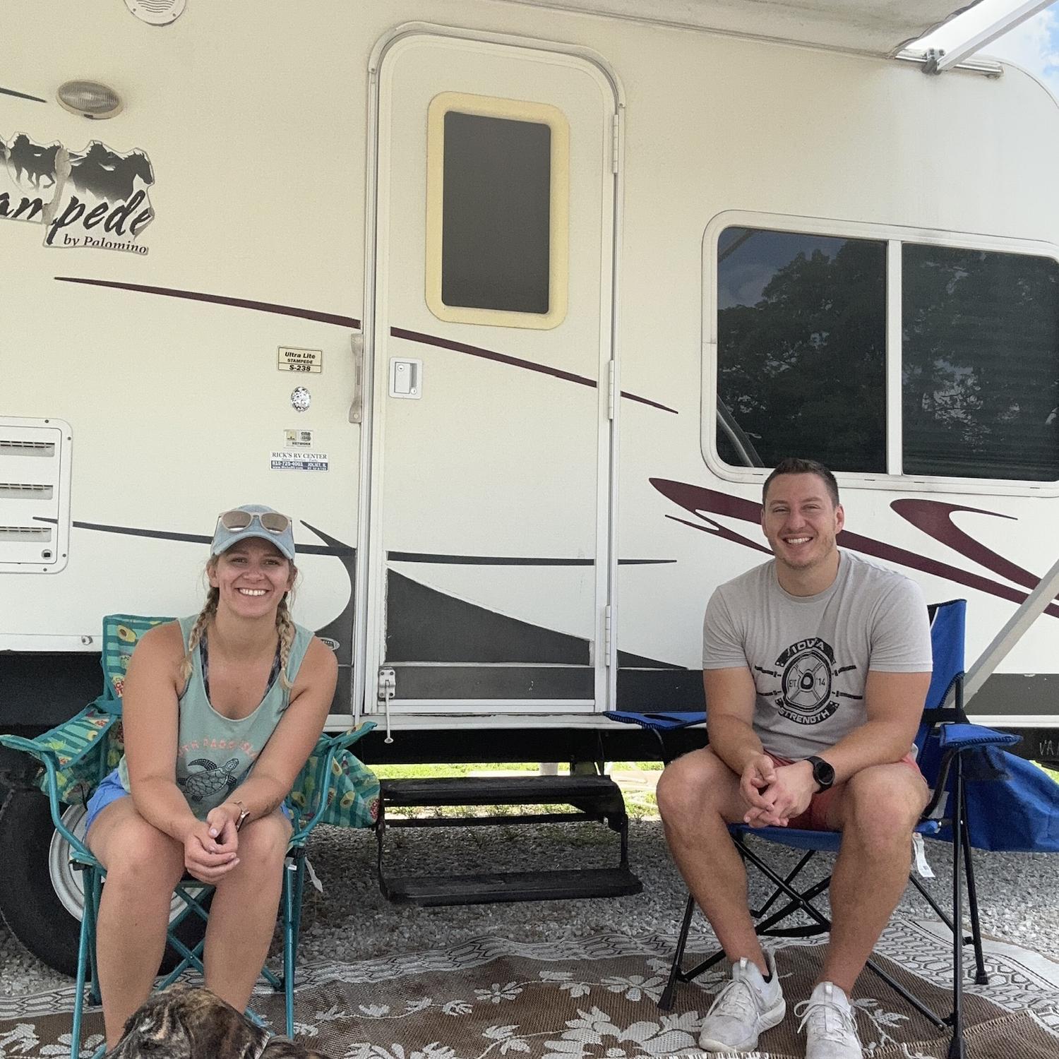 Camping at Lake Ahquabi!