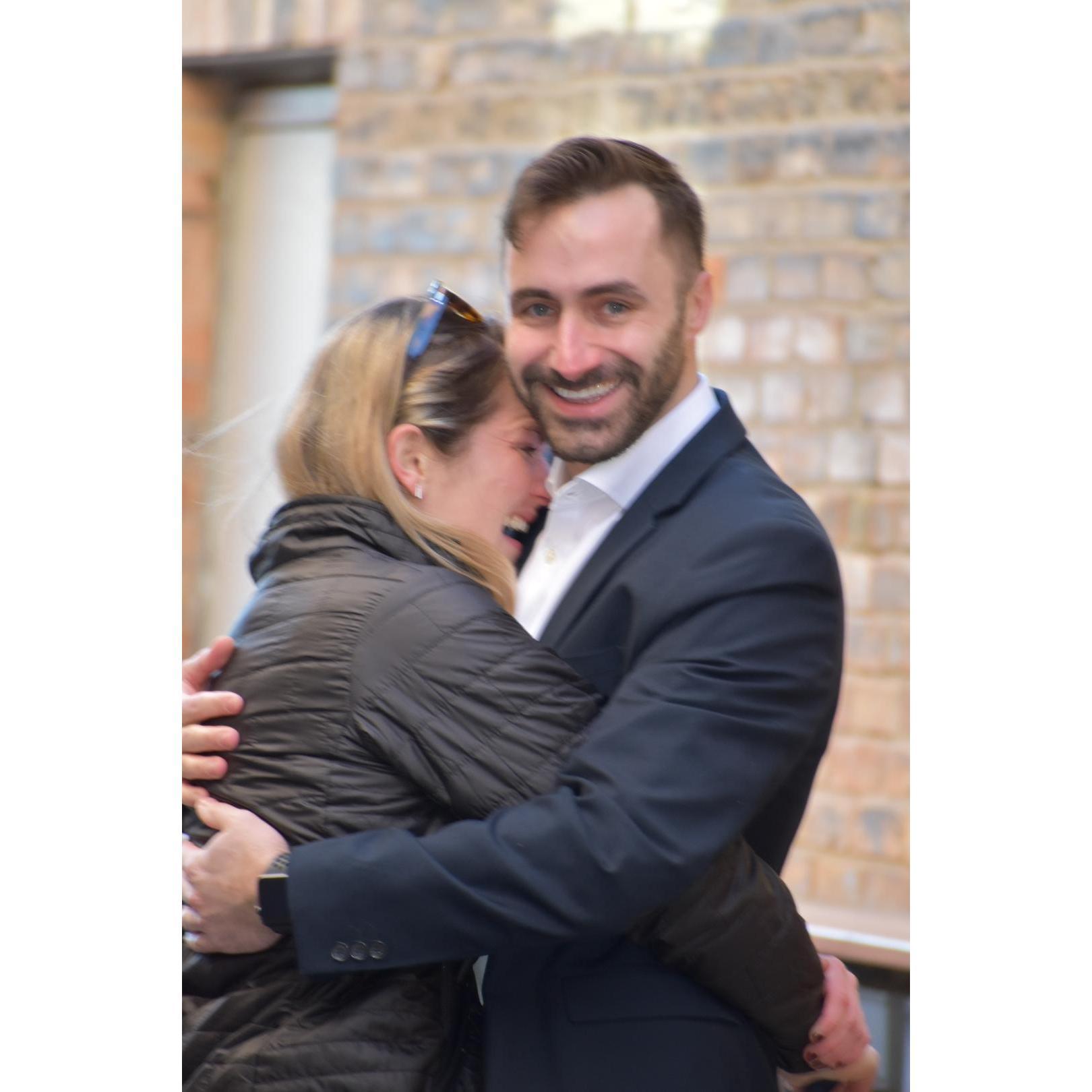 She said yes!