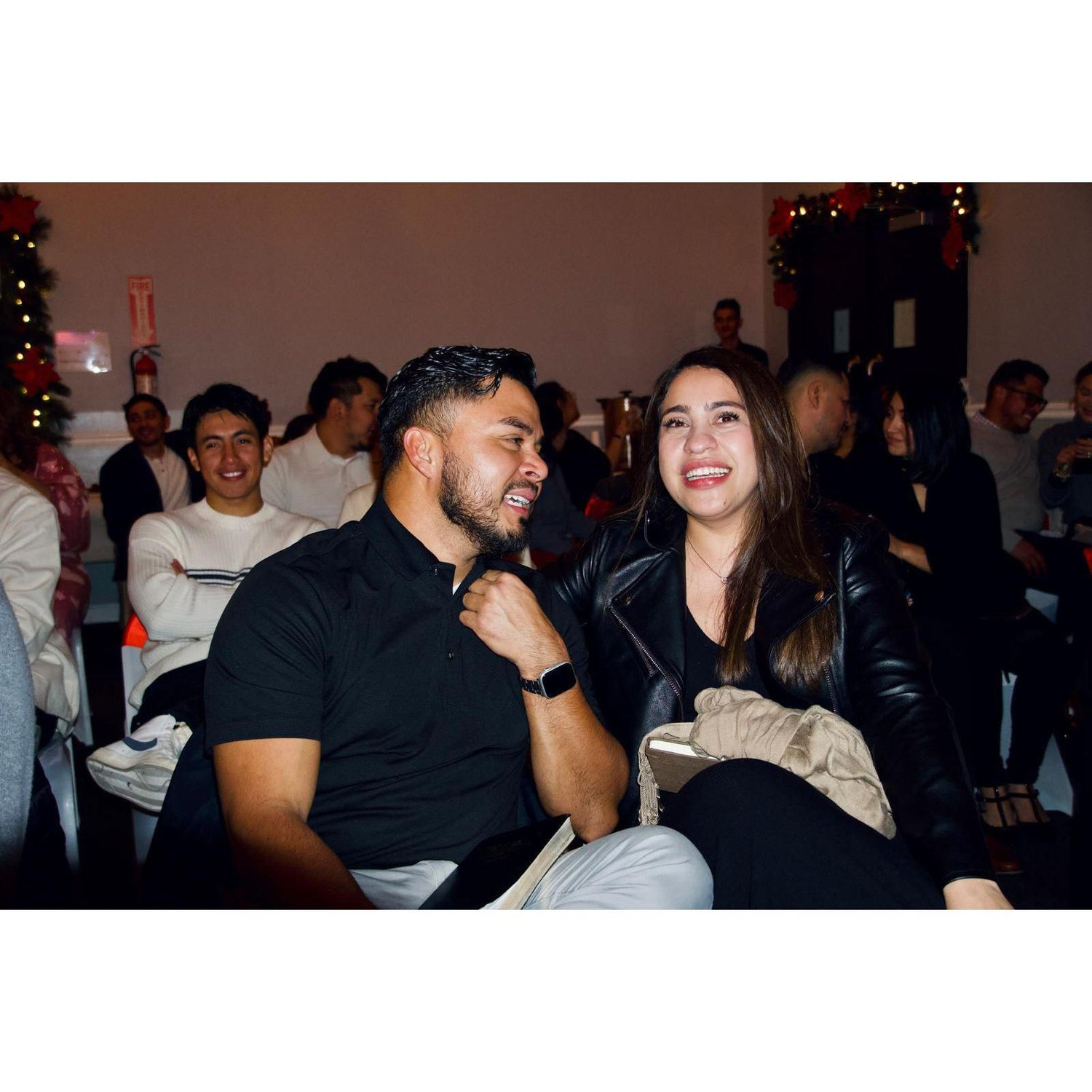 Nuestra Primera reunion de Parejas ( estábamos aterrados por los nervios jeje).