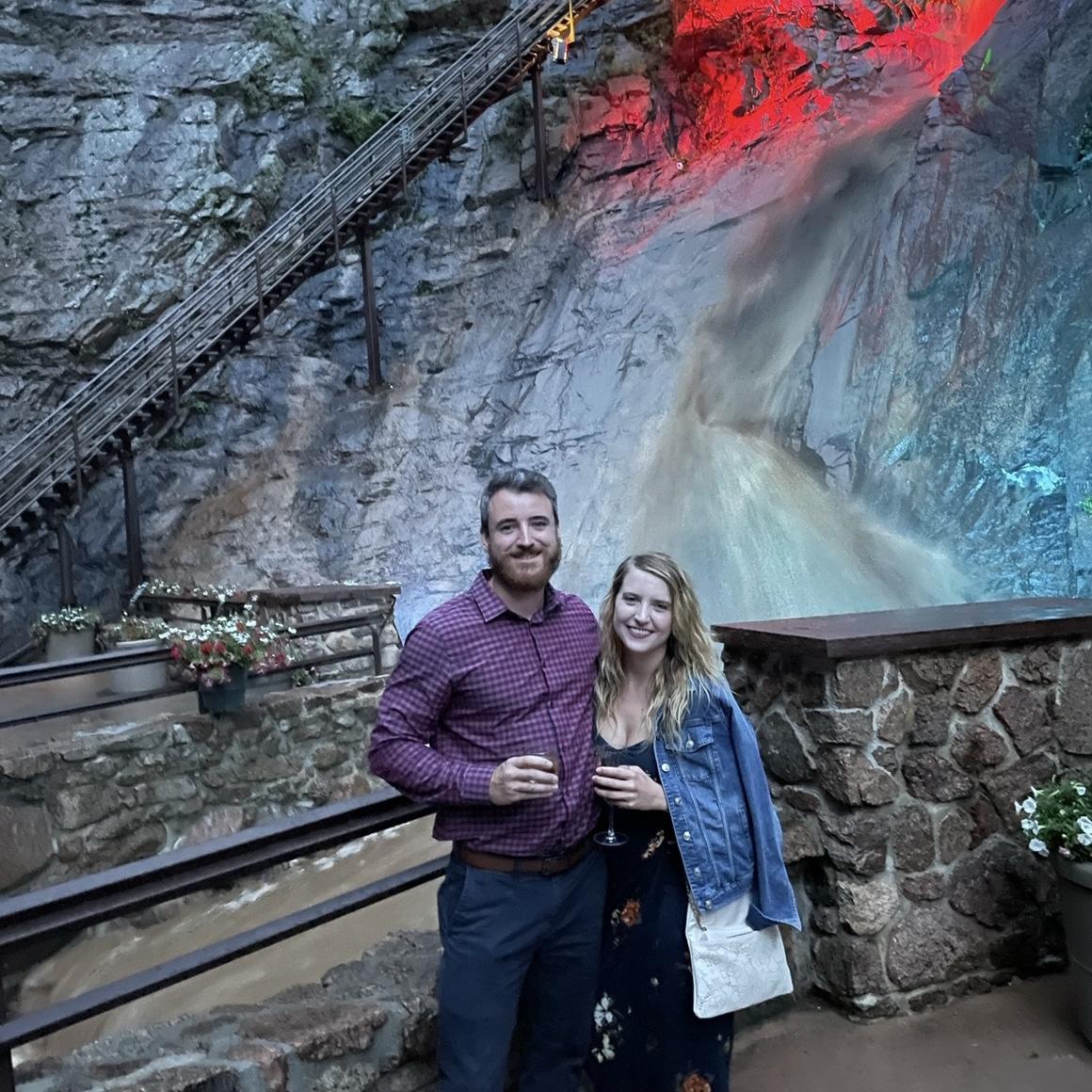 Wedding trip to Colorado, Sam loved seeing 7 Falls
7/23/2021