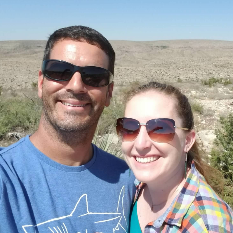 A photo from our cross country road trip. I believe this photo was taken just outside of the Carlsbad Caverns in New Mexico.