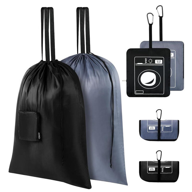 24" x 33" Extra Large Heavy Duty Laundry Bag With Handles, Travel Laundry Bag for Dirty Clothes, Laundry for Traveling,Camp, Dirty Clothes Travel Bag,