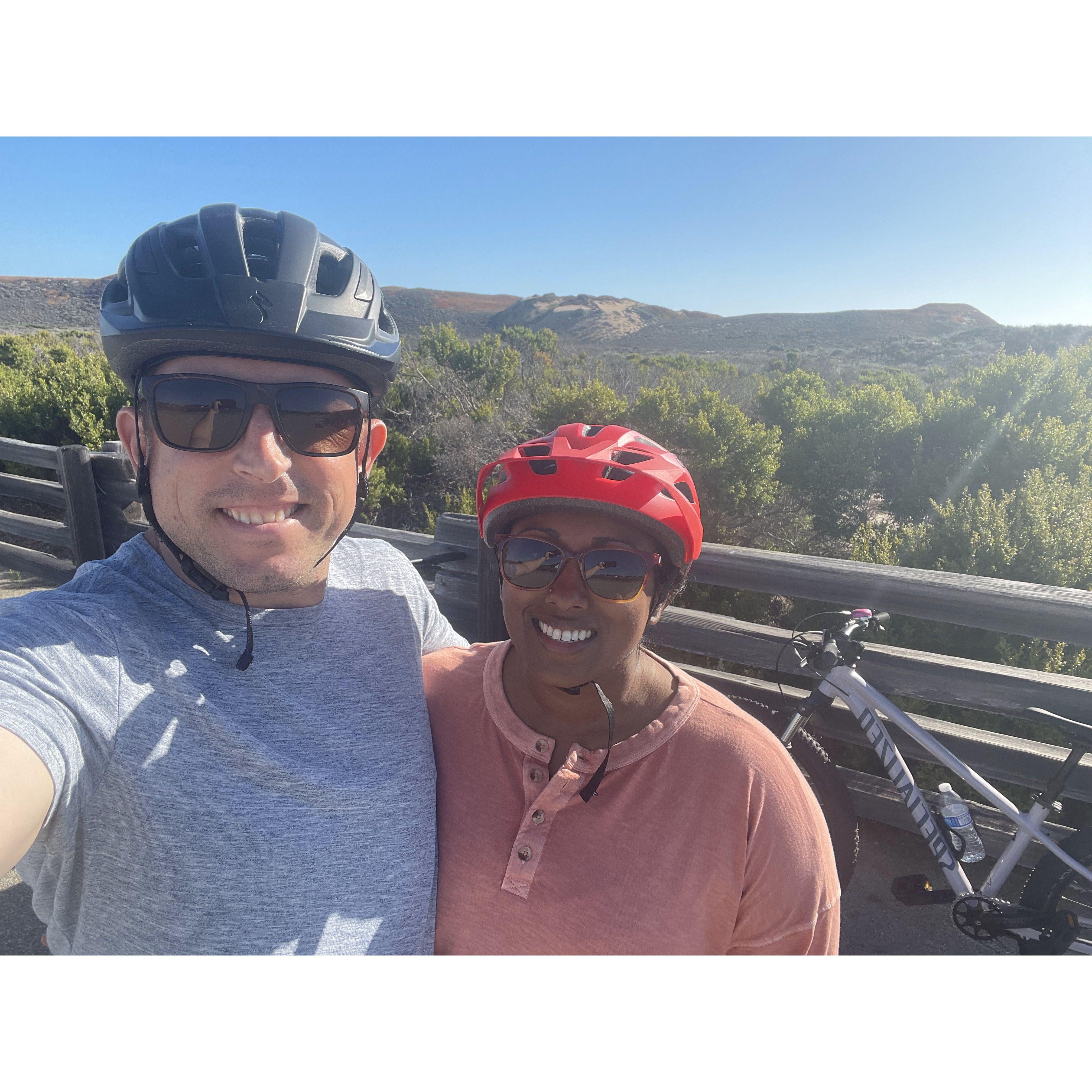 Biking Around Marina