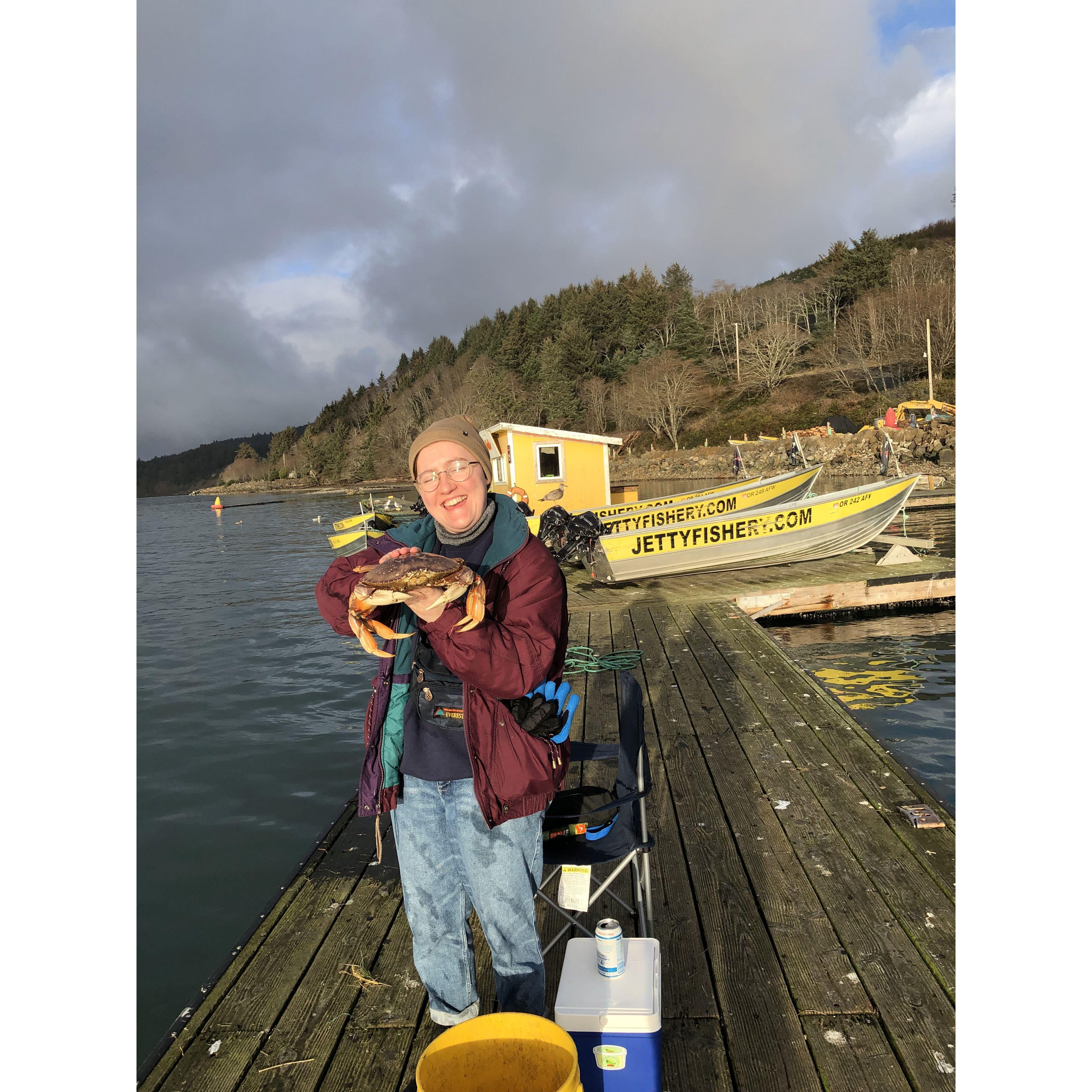 Crabbing has become a favorite hobby of ours since moving to Oregon