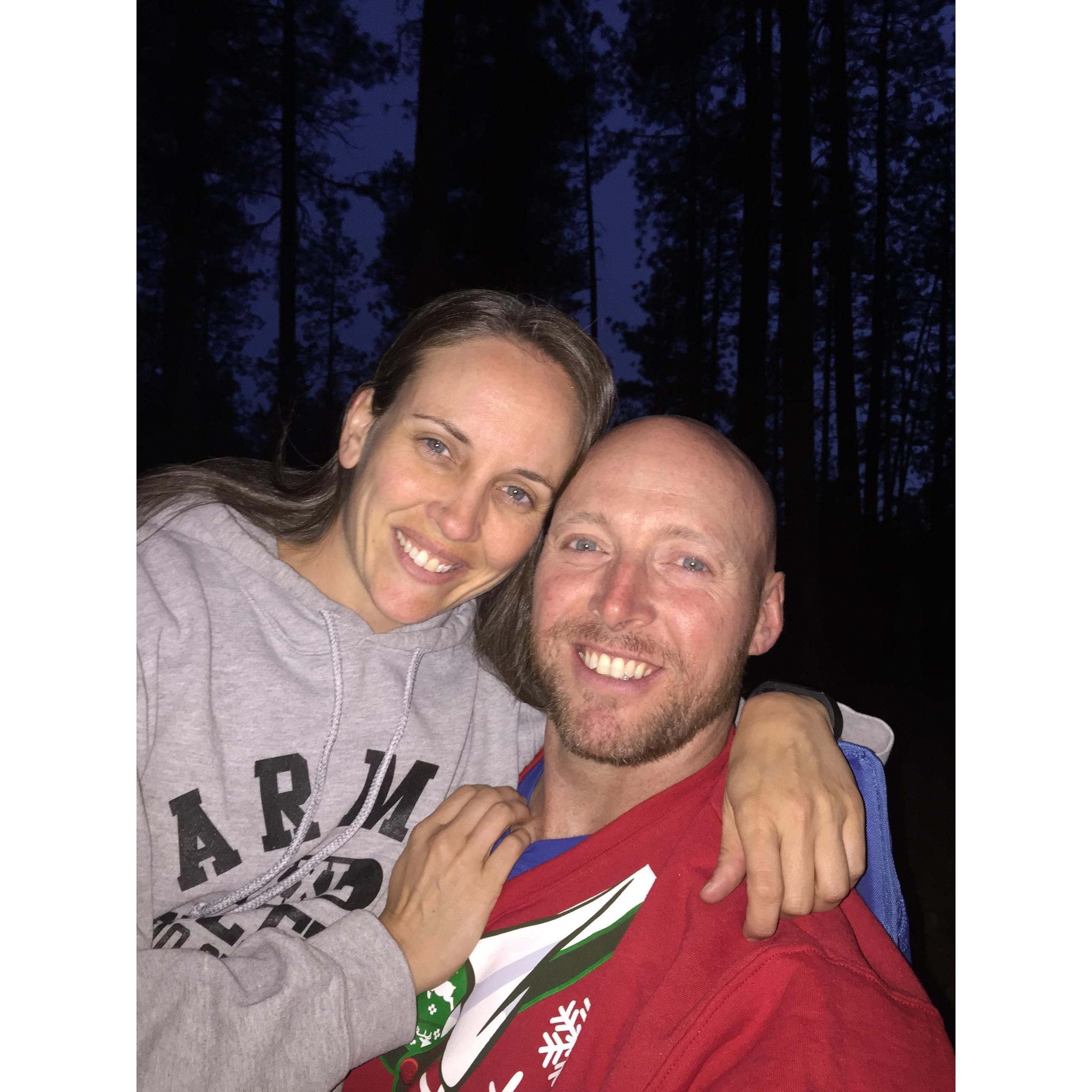 First camping trip together at Jessi's secret spot up North - 2016