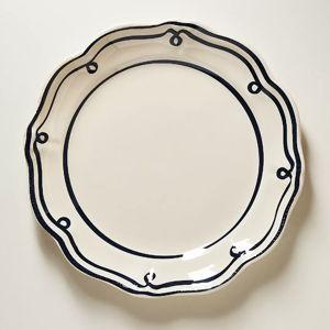Twirl Melamine Side Plates, Set of 4 // Color: navy