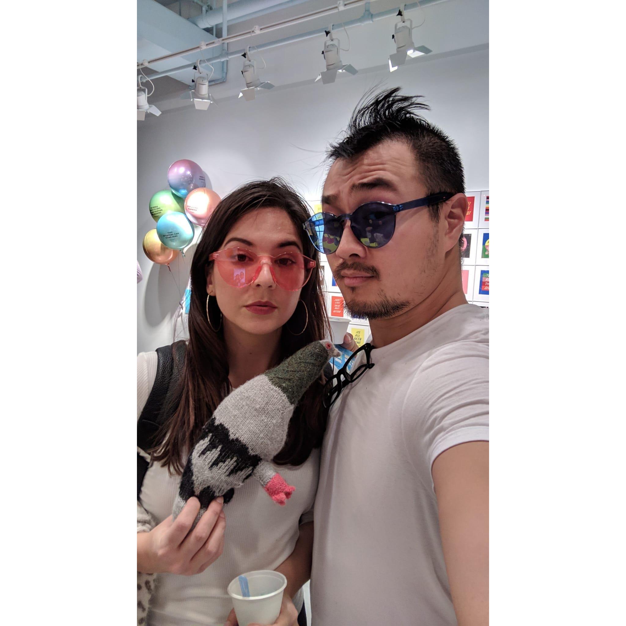 Color Factory NYC - Gift Shop, we didn't buy anything lol