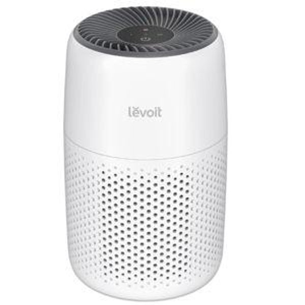 LEVOIT Air Purifiers for Bedroom Home Dorm, AHAM Verified, 3-in-1 Filter Cleaner With Aroma Pad, Filters Smoke, Allergens, Pet Dander, Odor, Dust, Office, Desktop, Core Mini-P, White