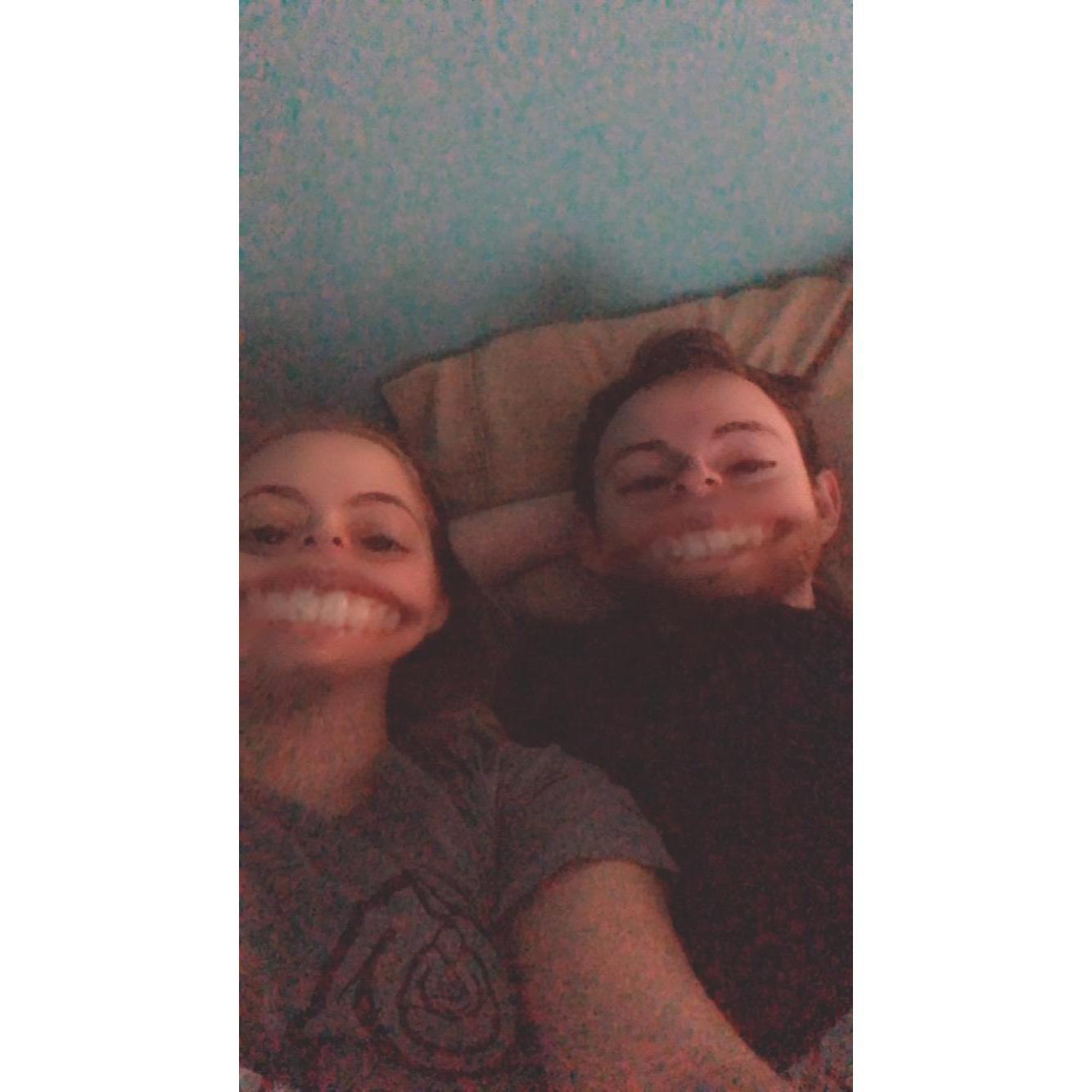 March 2019 - Just another weekend night messing around with snapchat filters LOL