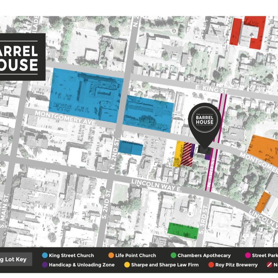 Parking Map for the venue