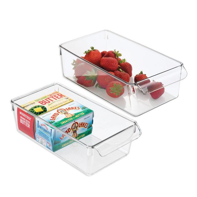 iDesign® Linus Pullz 11.5-Inch x 6-Inch Organizer Box (Set of 2)