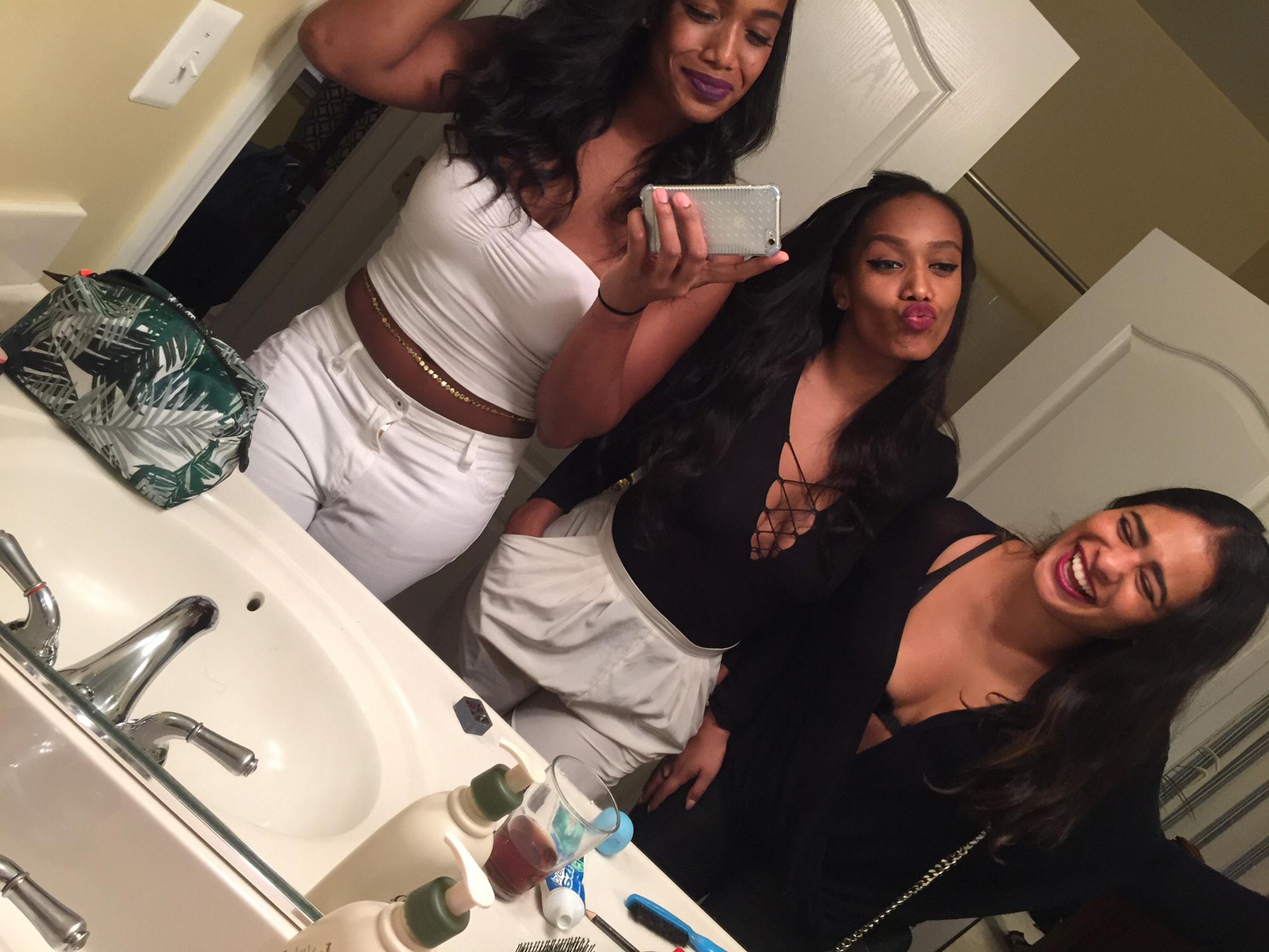 Denise, Danette, and Anya in D.C. for Howard's homecoming