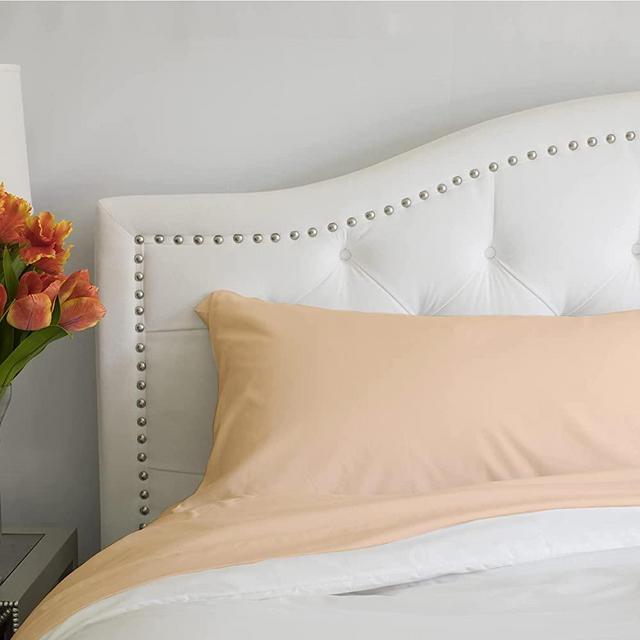 PeachSkinSheets Georgia Peach Sheet Set - 1500tc Level of Softness - Extra Soft Cooling Sheets for Hot Sleepers and Night Sweats - Regular King Size