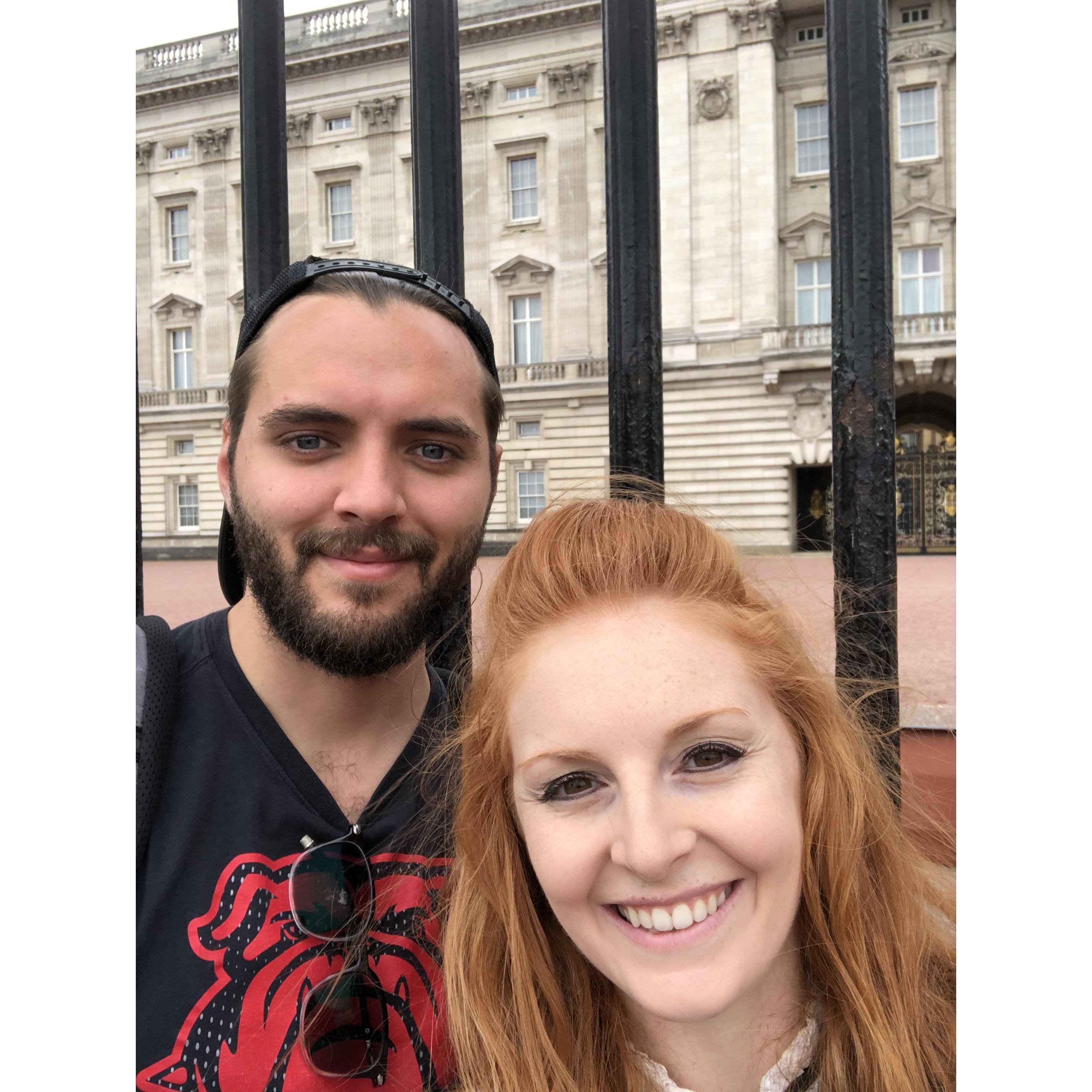 Buckingham Palace in London, England