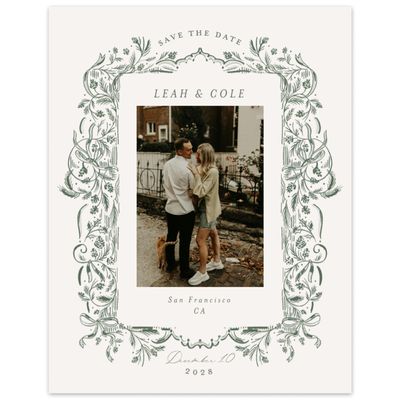 Beige Rustic Wedding Digital Save the Date - Fenwick Photo