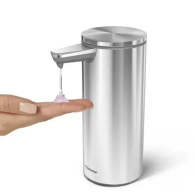 simplehuman® Touchless Sensor Soap/Sanitizer Pump in White