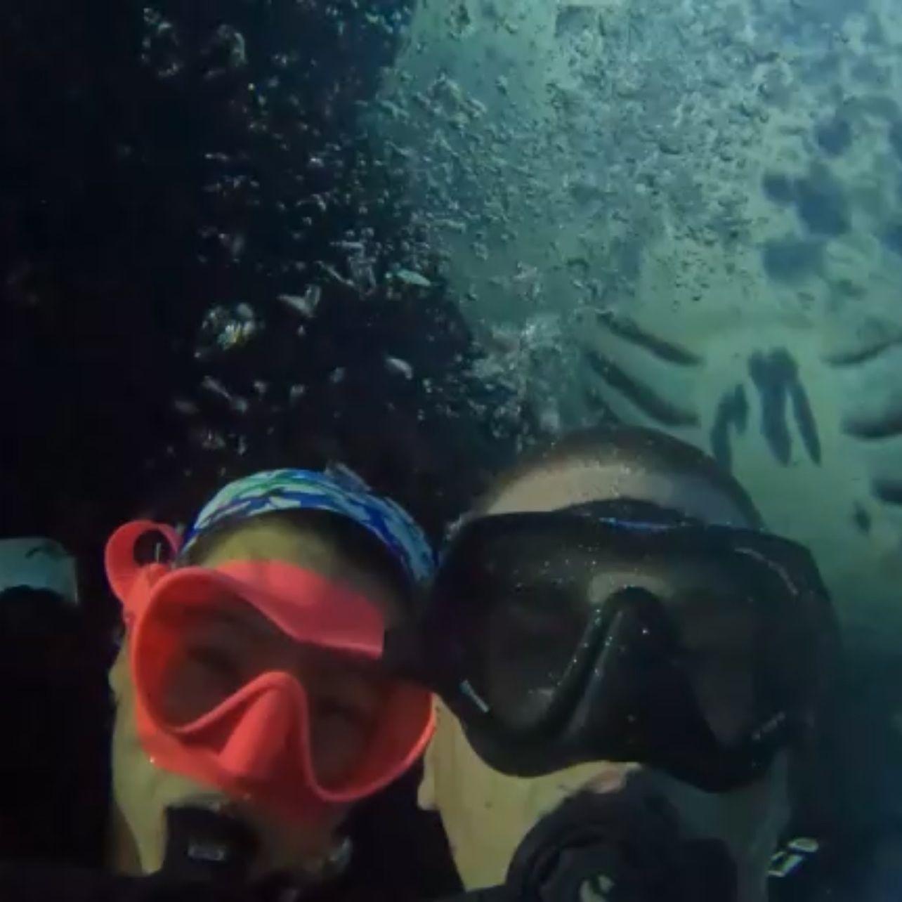 Scuba Diving with the manta rays!