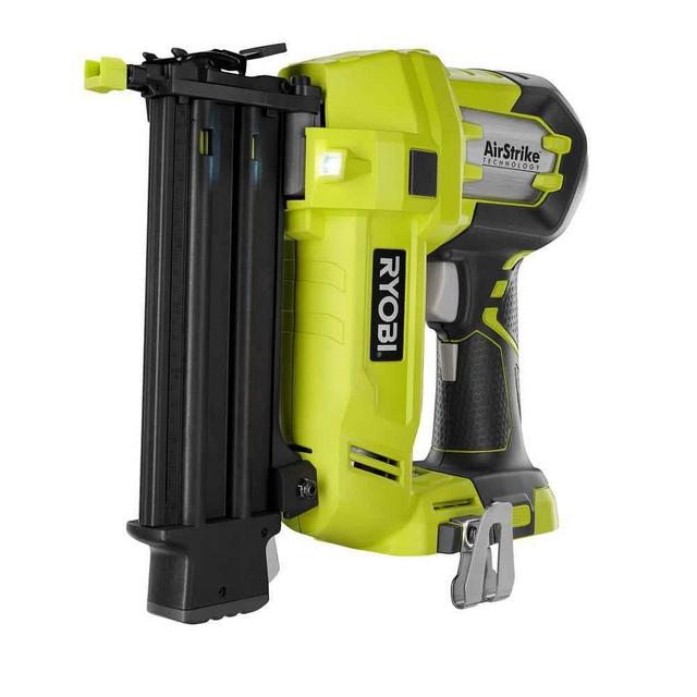 ONE+ 18V Cordless AirStrike 18-Gauge Brad Nailer (Tool Only) with Sample Nails