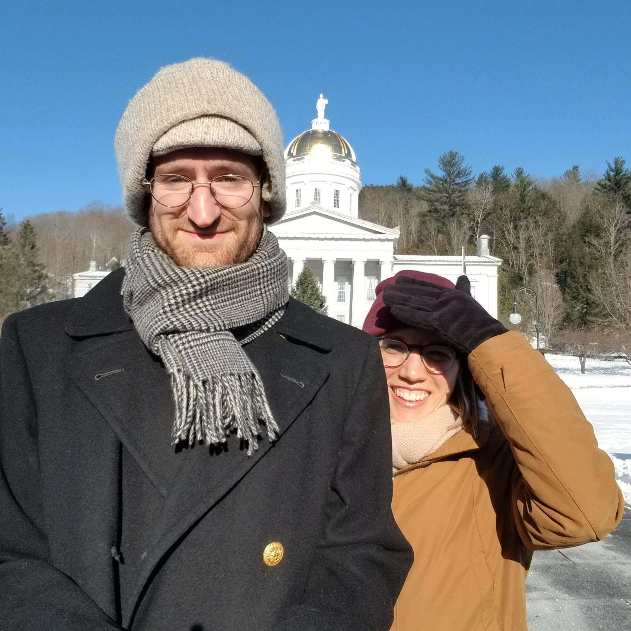 Our first journey to Vermont (Evan would like to add: the birthplace of Chester A. Arthur). Montpellier, VT. December 2019.
