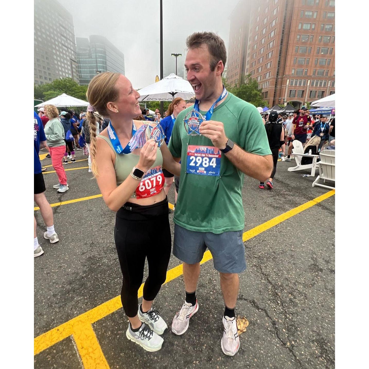 Our first race together!
