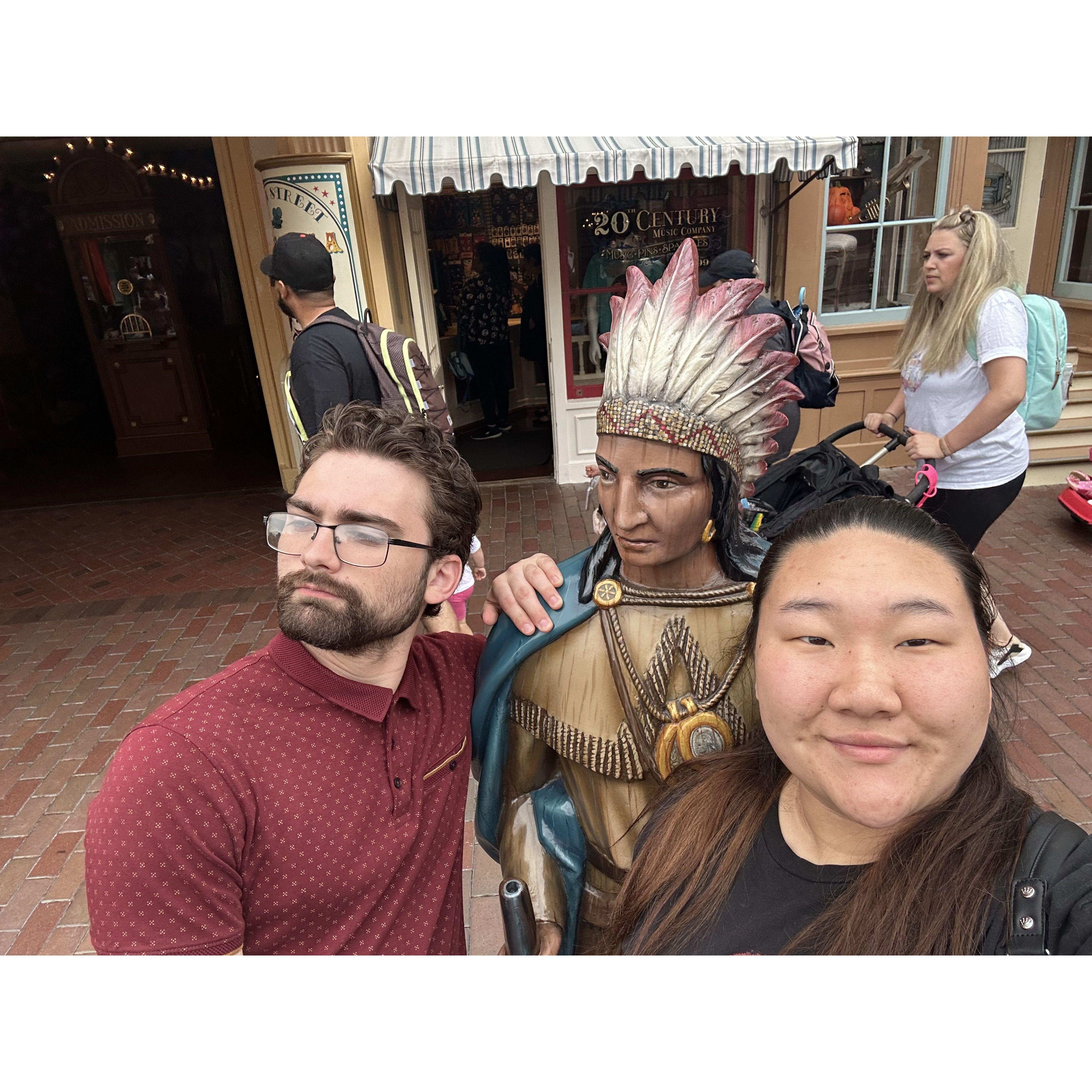Not only his first time to Disneyland but first time out of Utah!