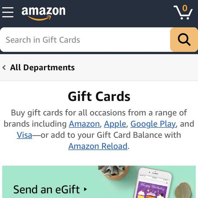 Amazon Gift Cards