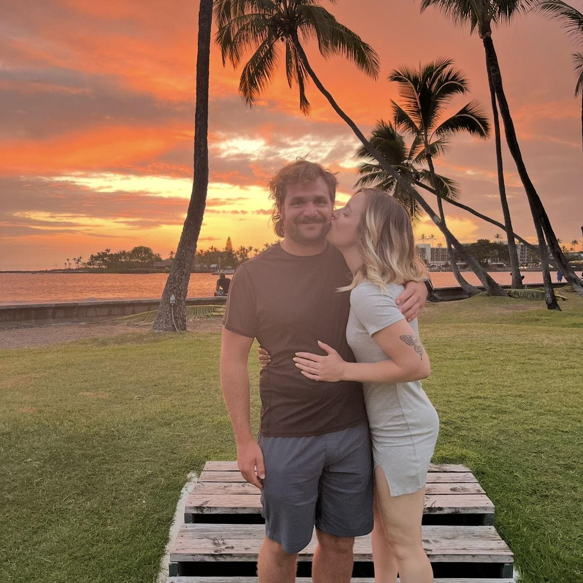 Kona, Hawaii with friends and family