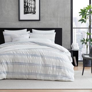 Waffle Stripe 3-Piece Duvet Set