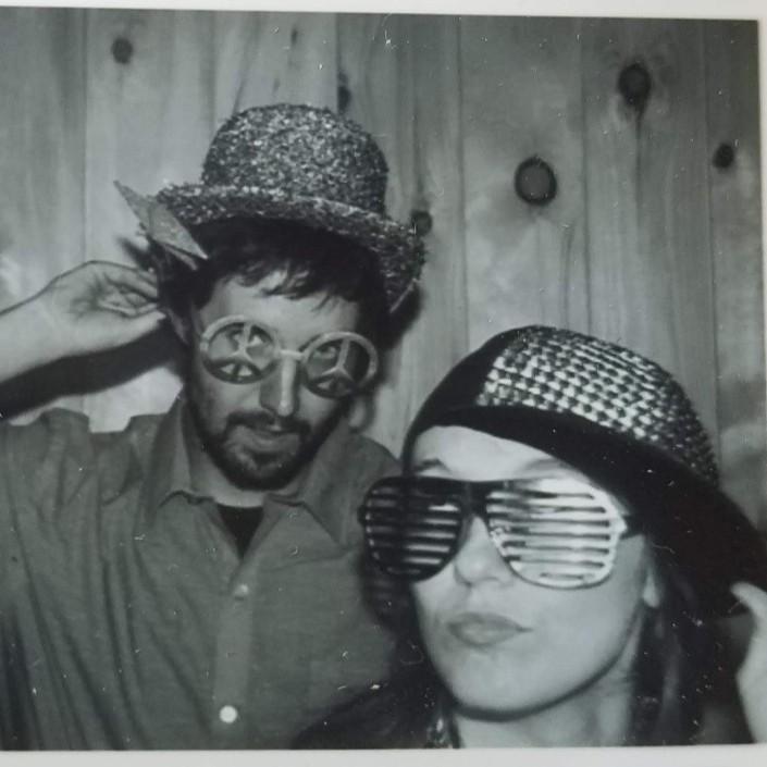 Photobooth fun at a friend's wedding