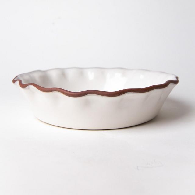 Stoneware Pie Dish - Fluted 9 inch - Deep...