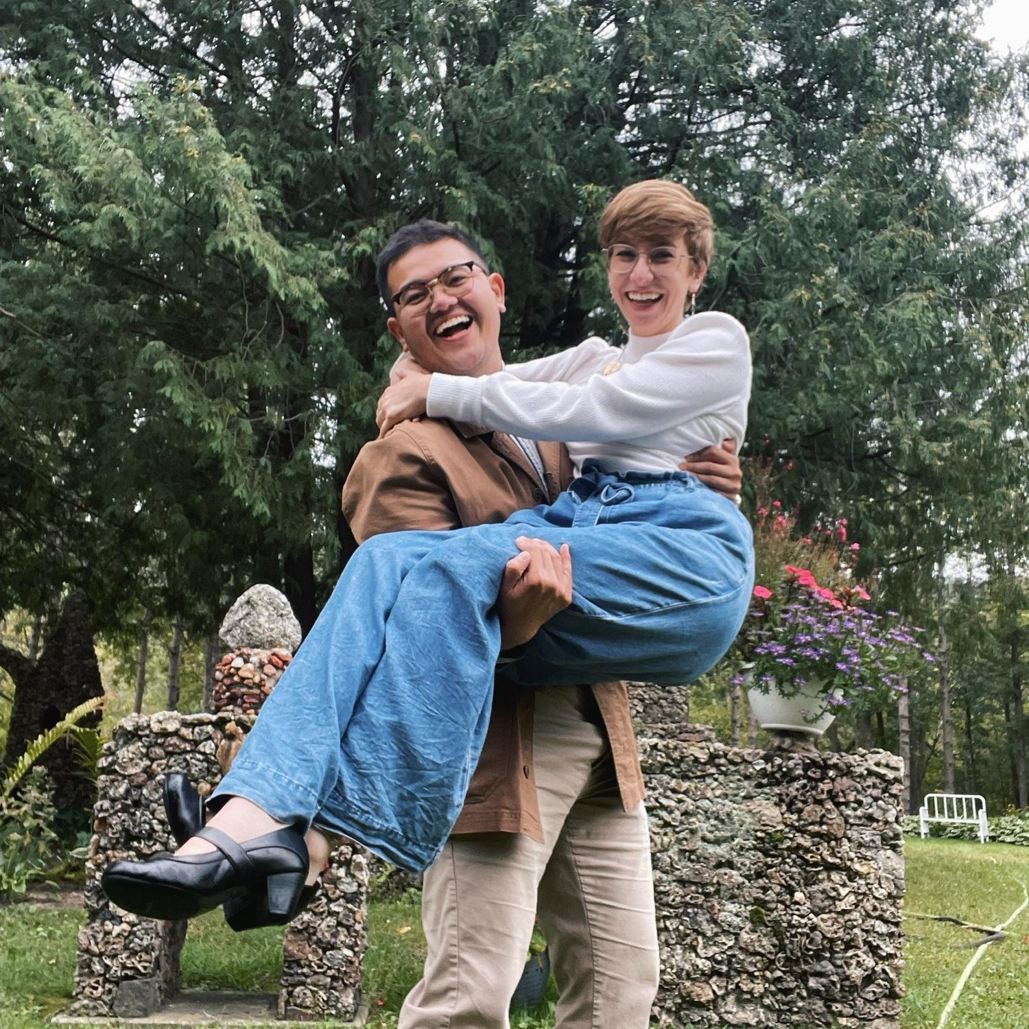 Random photo shoot at a rock garden at Millville, MN