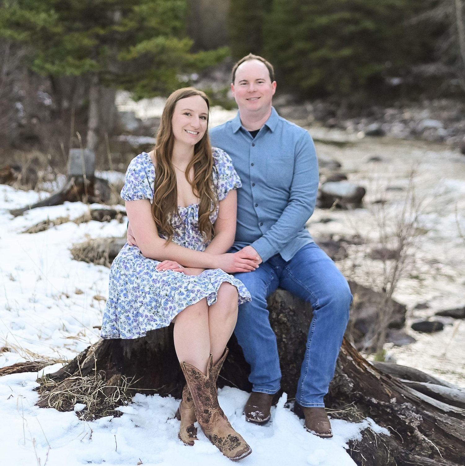 Engagement photos in Red Lodge.