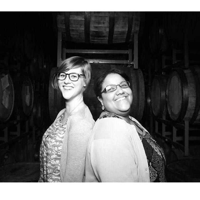 Erin and Alia at Art Gives Me Hope, 2015