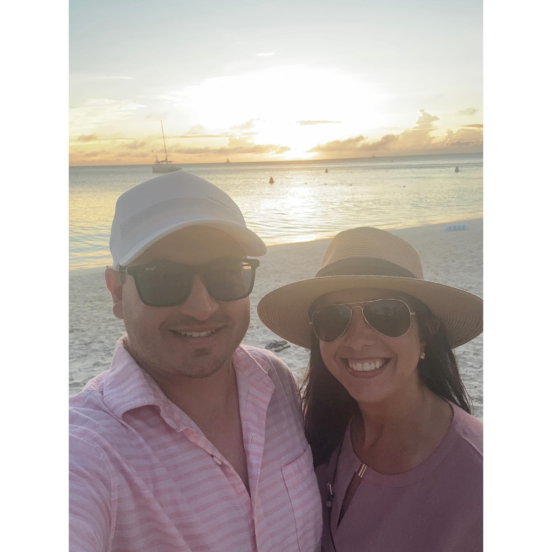 Sunset in Aruba