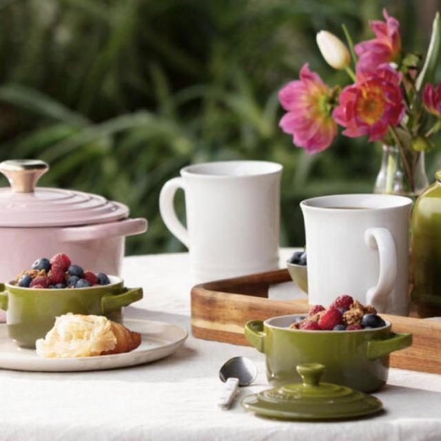 Mini Round Cocotte in Olive