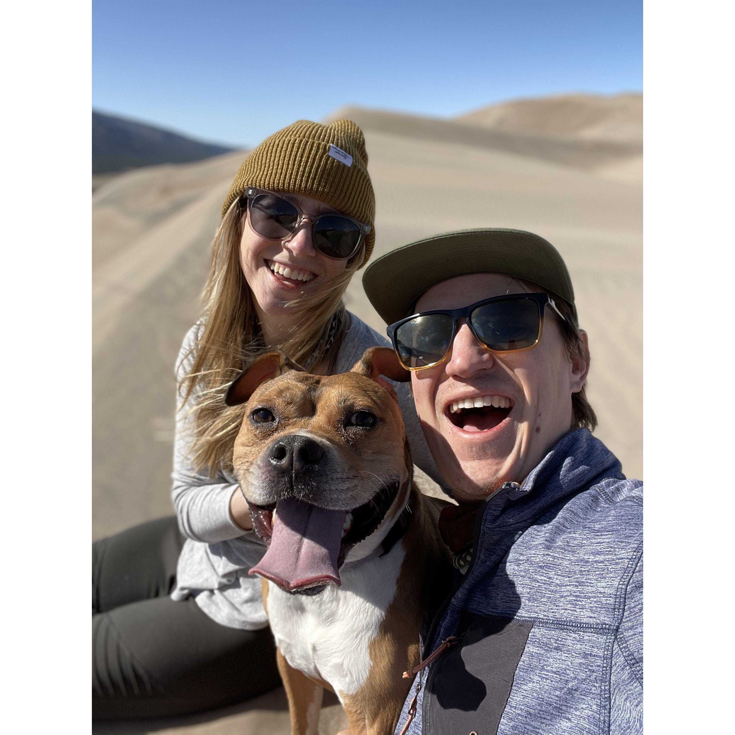 Great Sand Dunes National Park with my best friends 