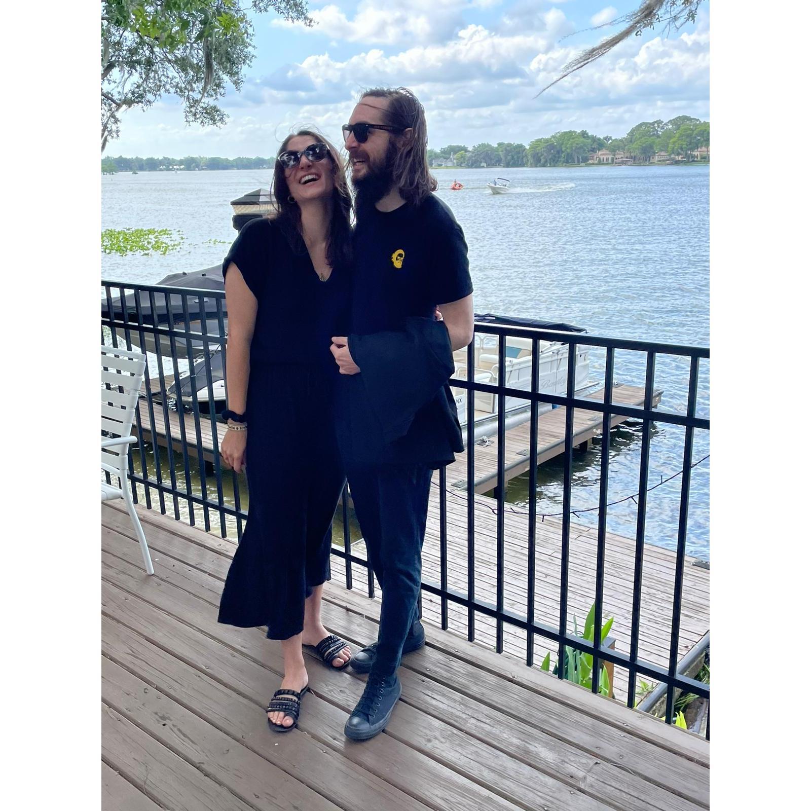 When I dragged him back to Florida