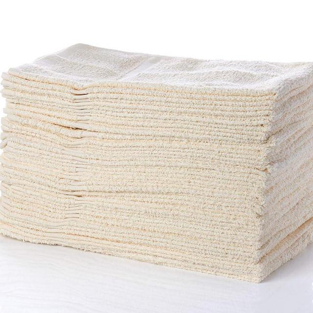 SIMPLI-MAGIC 79222 Beige Hand Towels,16”x27”, 12 Pack