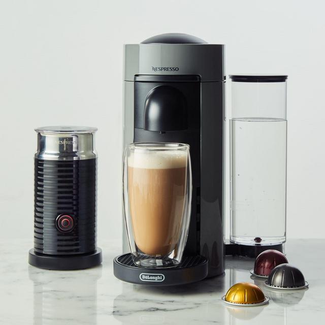 Nespresso ® by De'Longhi ® Grey VertuoPlus Coffee and Espresso Machine with Aeroccino