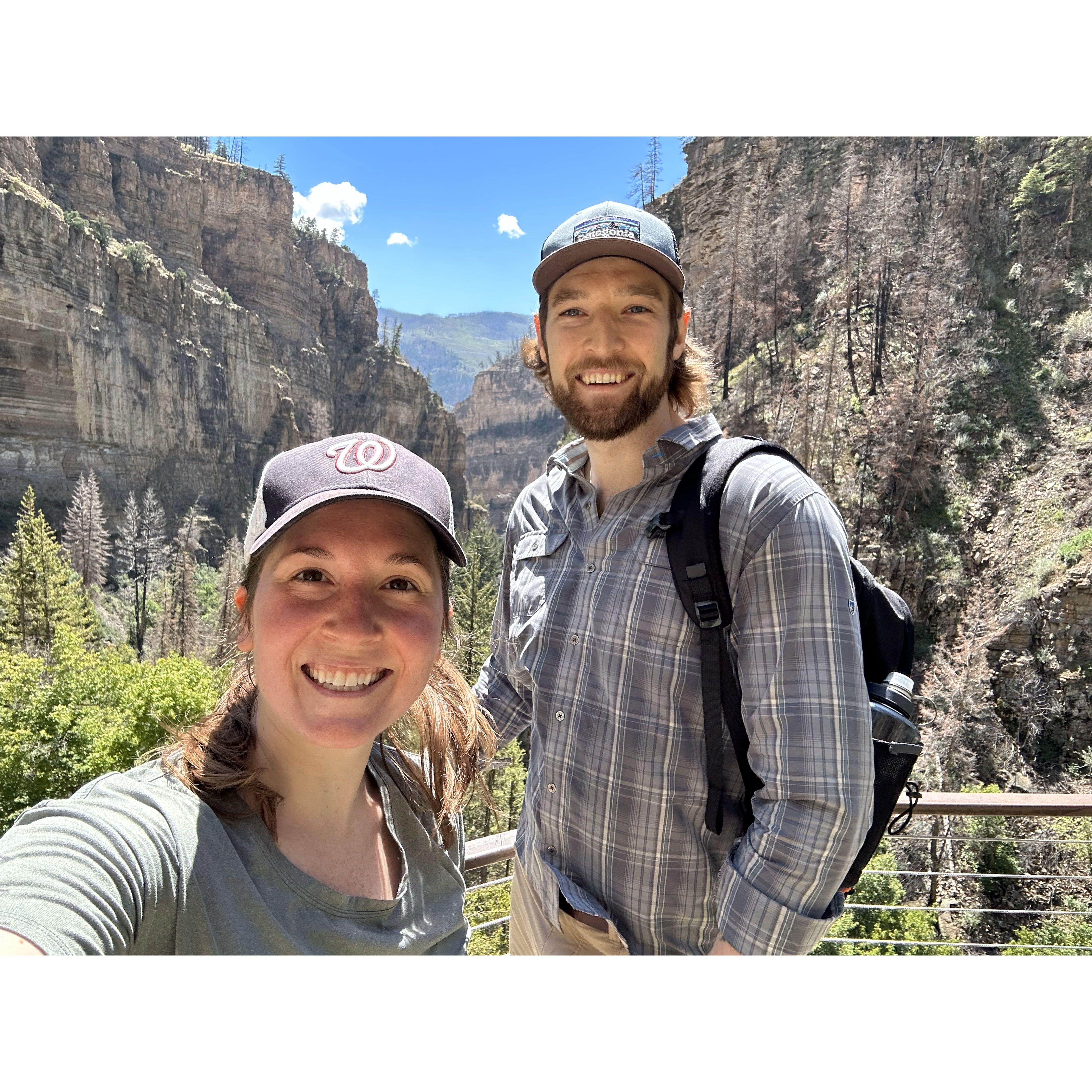 Hanging Lake in Glenwood Springs, CO in August of 2023