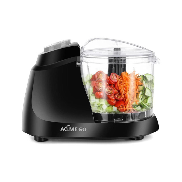 Aemego Mini Food Processor 12oz Meat &Vegetable Electric Food Chopper Black