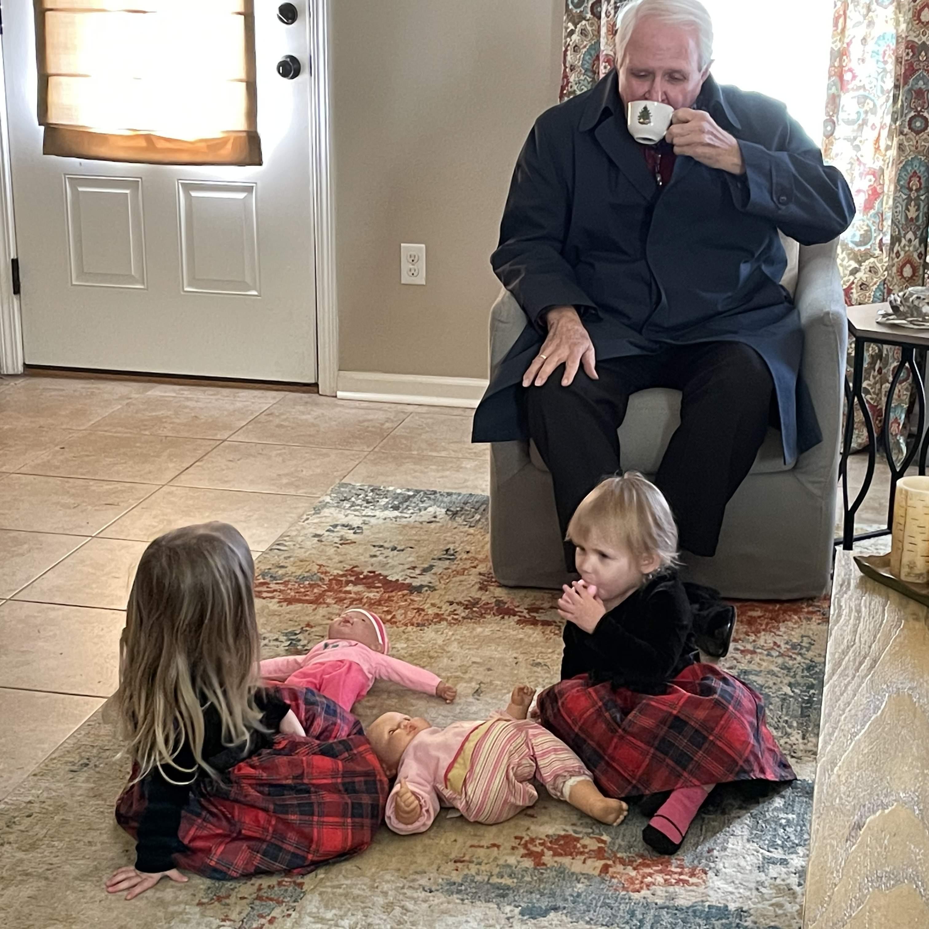 A little holiday tea party with Porge