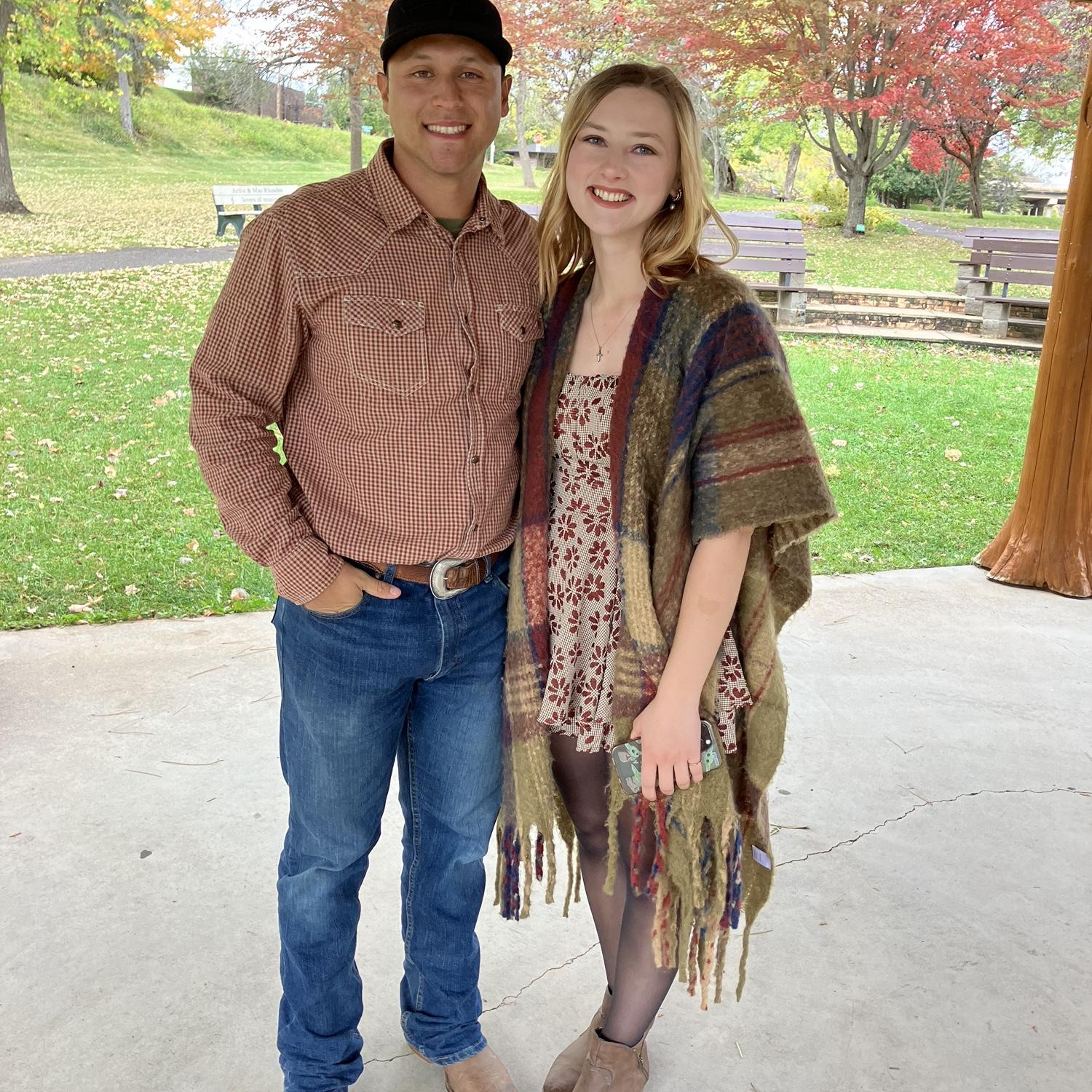 October 12, 2025
Jace and Kiera drove to Grand Rapids to attend Jace’s sister Portia’s wedding in the park.