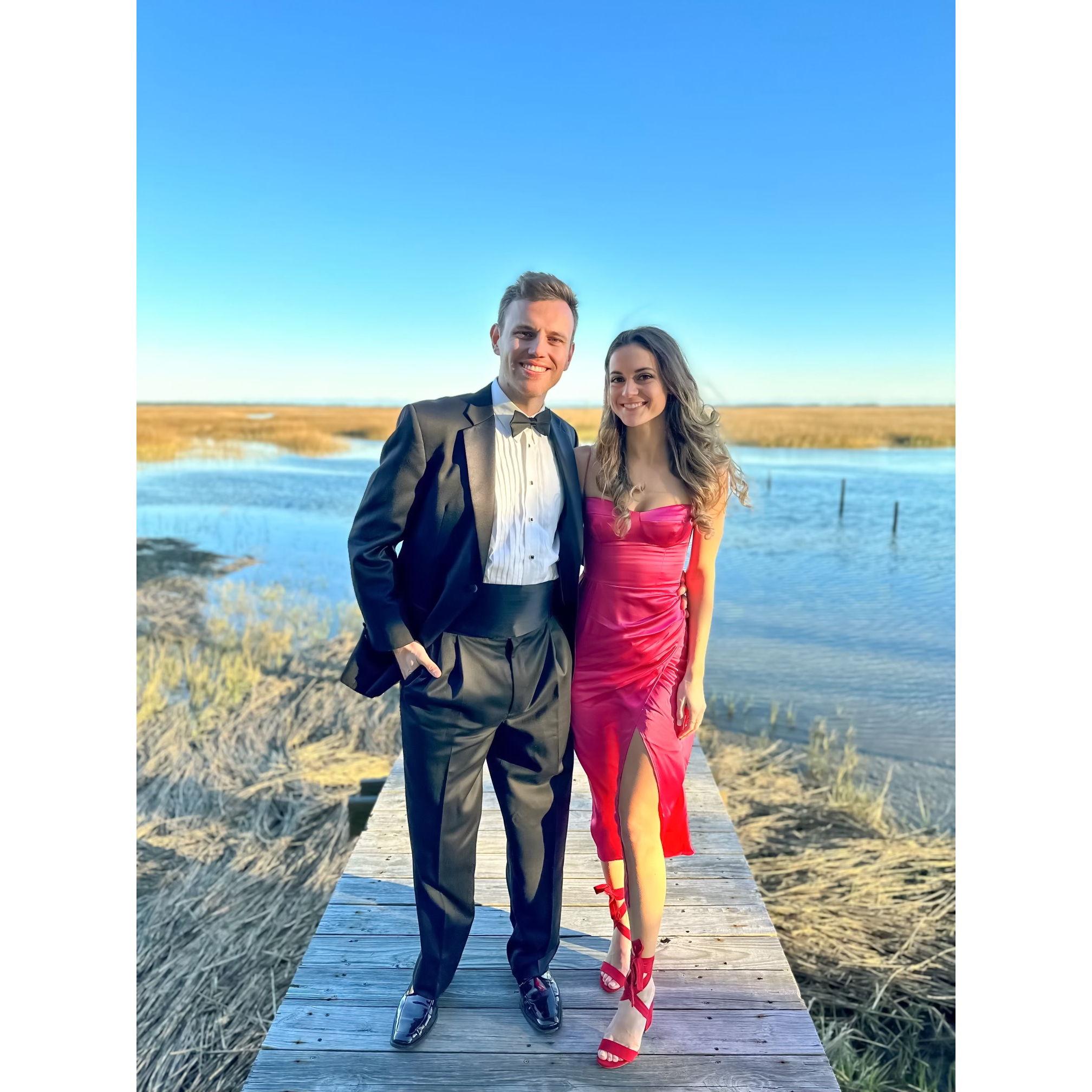 Sometimes we dress up.