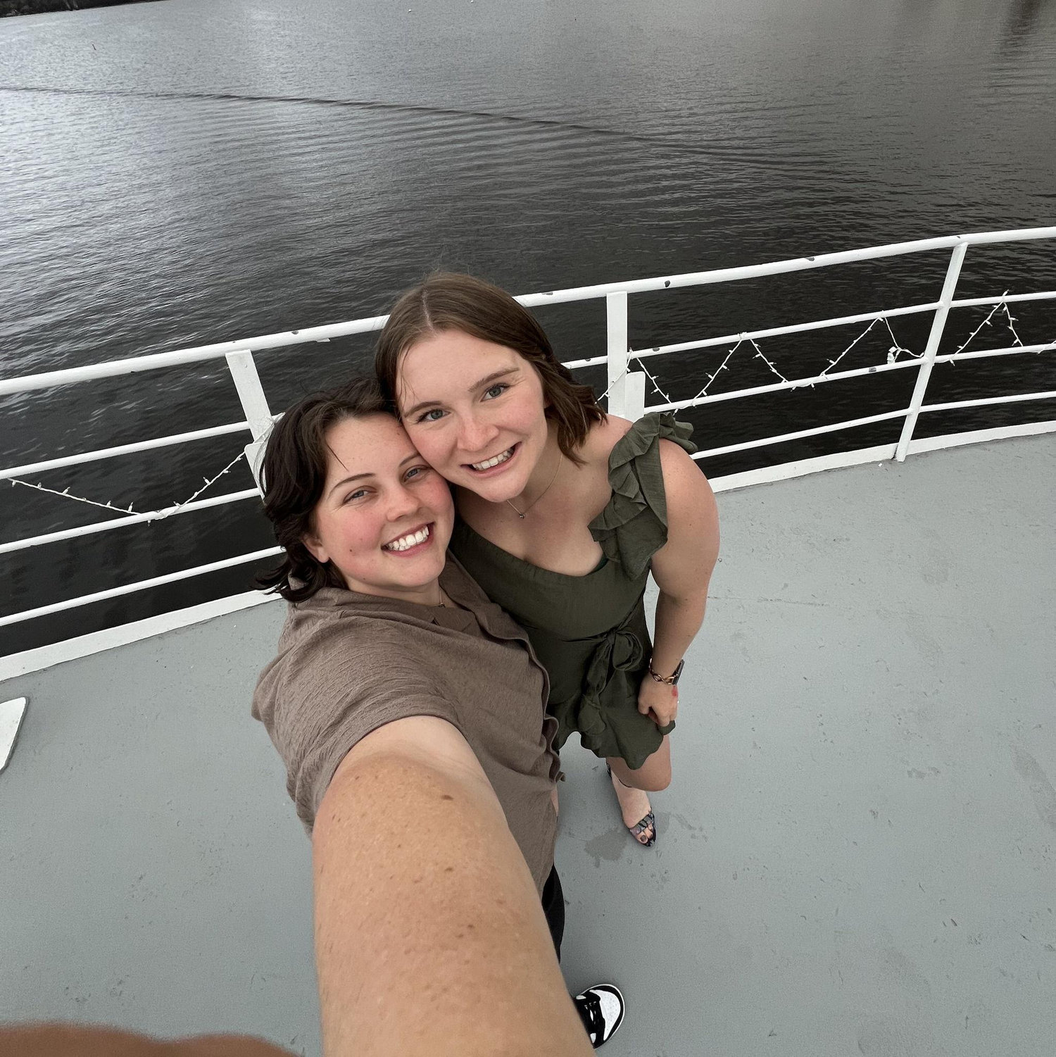 May 2025: Senior river boat - Soaking up our last moments of undergrad together!
