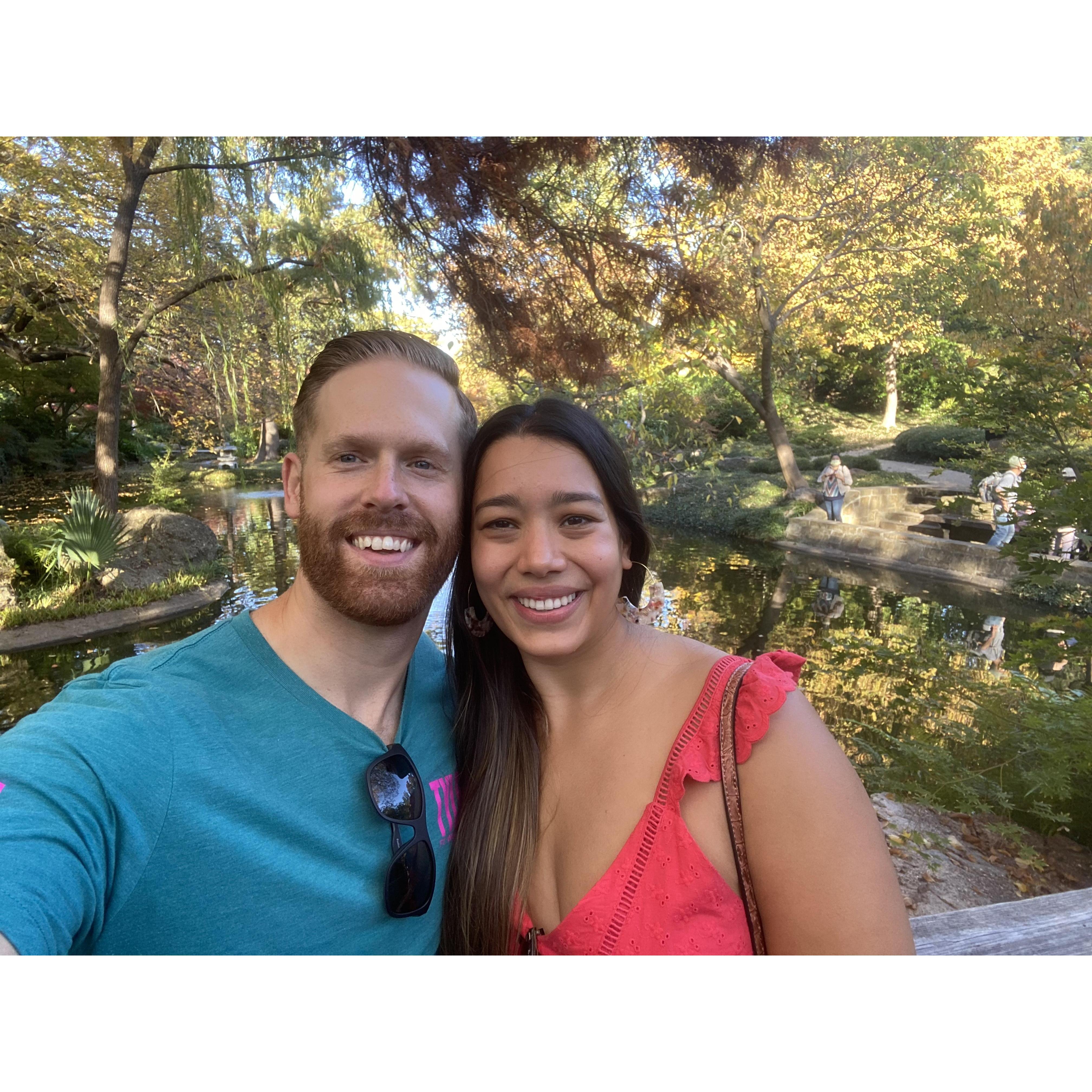 Exploring the Japanese festival at the Fort Worth botanical gardens!