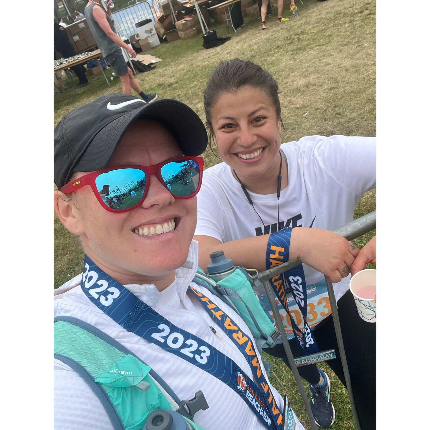 Our first marathon together