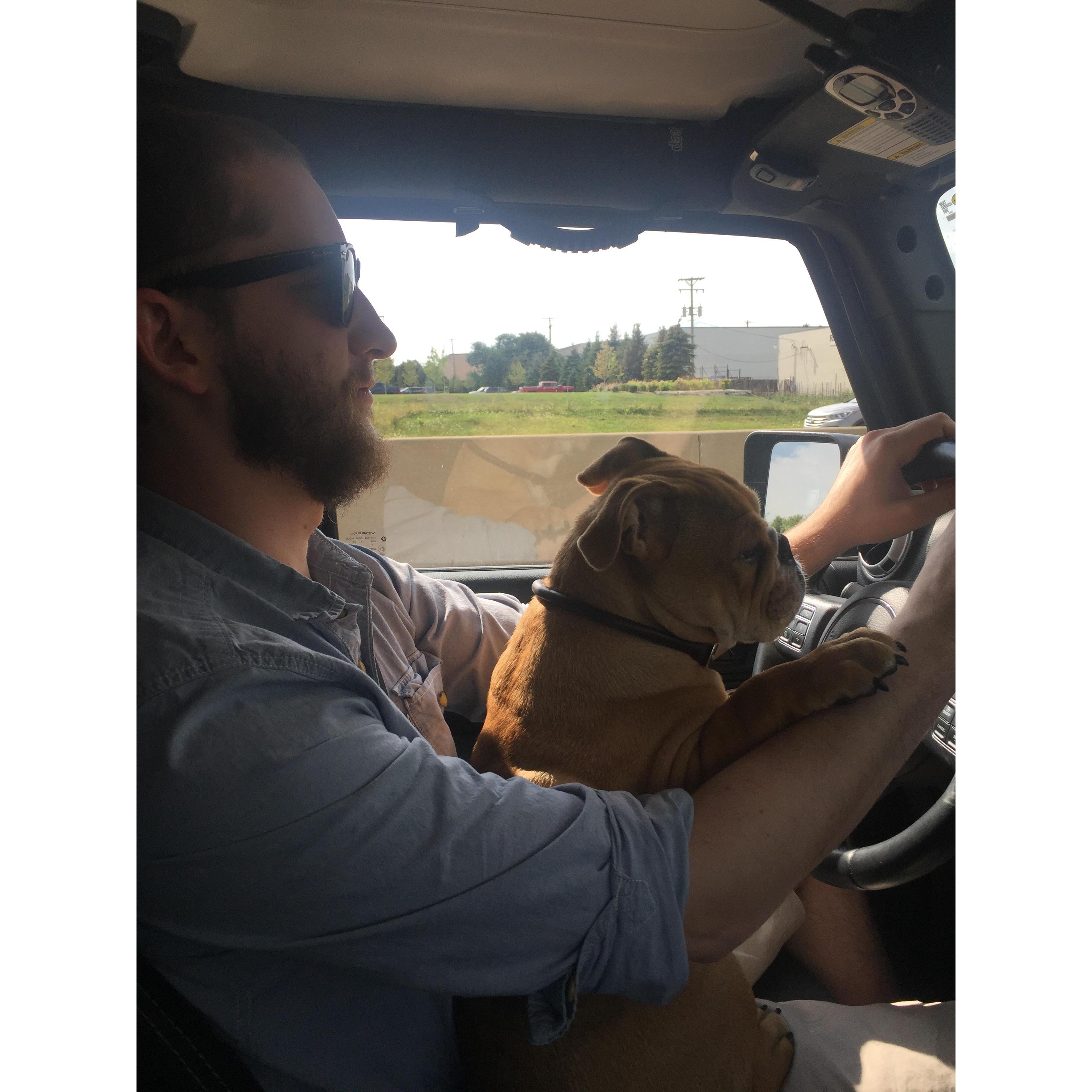 Hank Showing Peter How To Drive