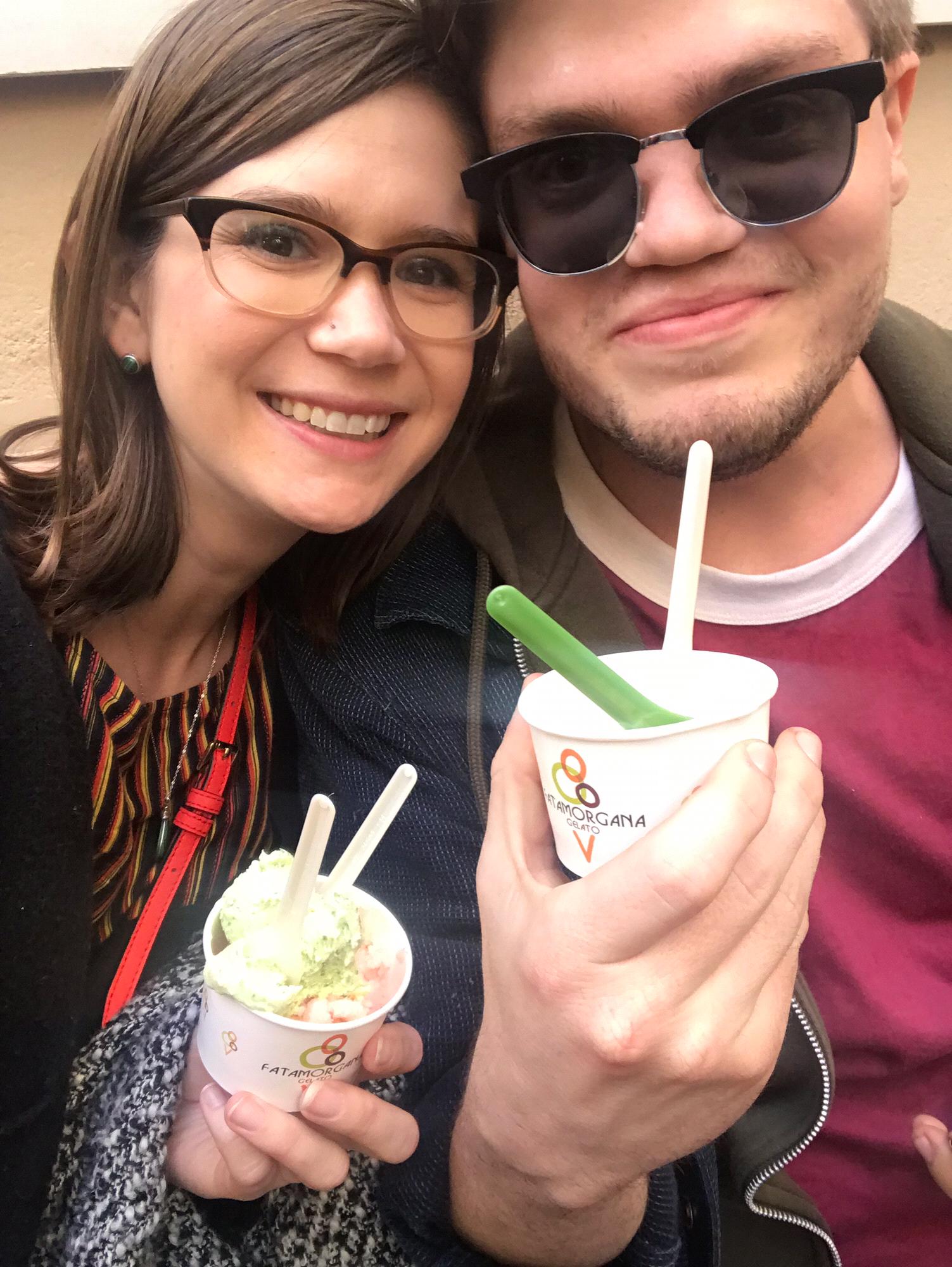 Rome Gelati. March 2019.